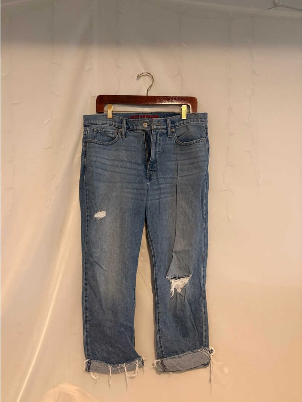 Lucky Brand Zoe High Rise Straight Jeans